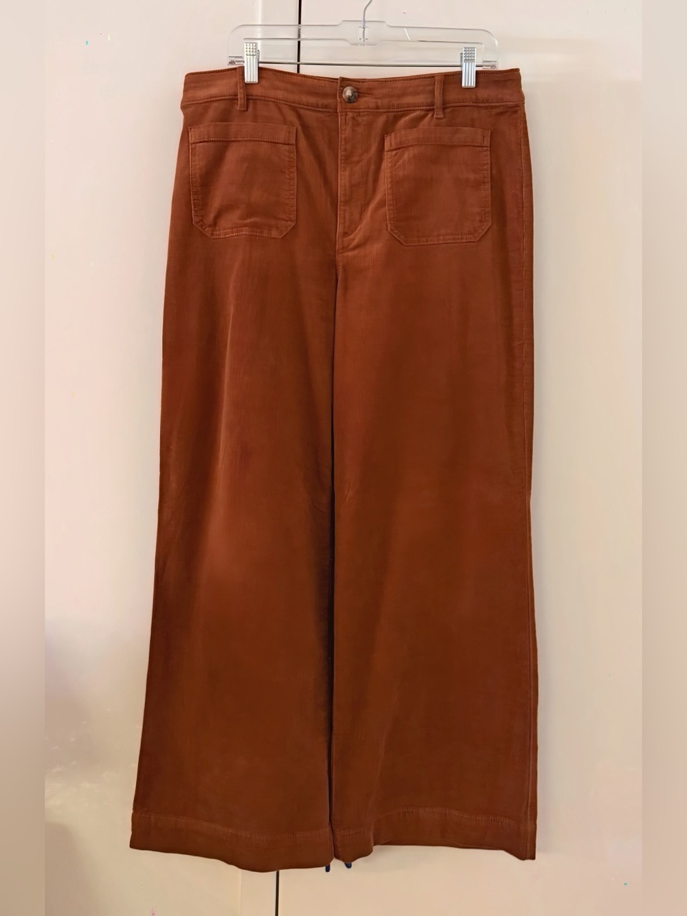 LOFT Rust Brown Corduroy Boot-Cut Pants